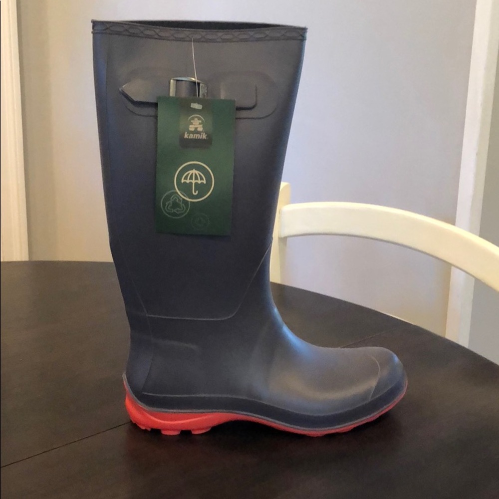 Kamik Charcoal Rain Boots